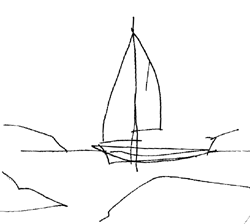 In den Schären (aus dem Skizzenbuch) © René Märtin